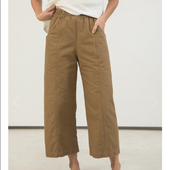 Elizabeth Suzann Pants - Elizabeth Suzann Clyde Culotte in Clay 8T